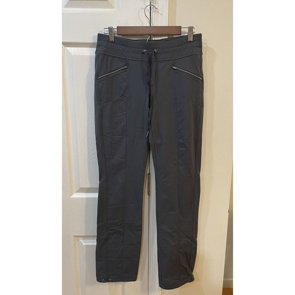Athleta Women's/ Juniors Workout Pants Size S Charcoal Gray Zipper Pockets